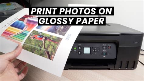 glossy paper printing