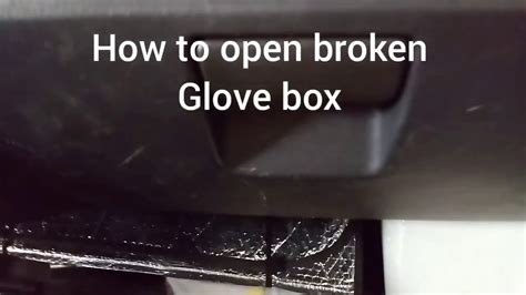 Glove Box Clip Broken