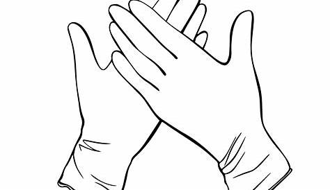 Gloves Coloring Pages - ClipArt Best