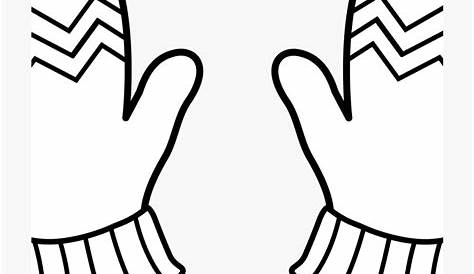 Gloves Outline Clip Art at Clker.com - vector clip art online, royalty