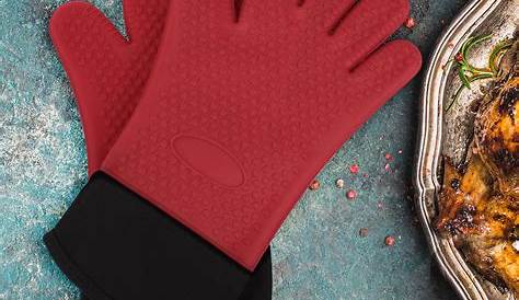 Buy Heat Resistant Oven Glove,Certified Flame-retardant Cooking Gloves