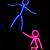 glow stick stick figure costume