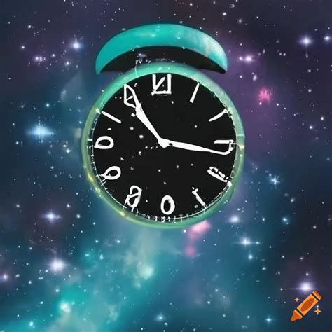 Glow In The Dark Space Clock