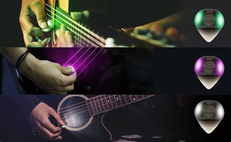 glowing guitar picks