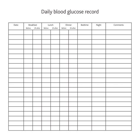 Gestational Diabetes Log Book printable pdf download
