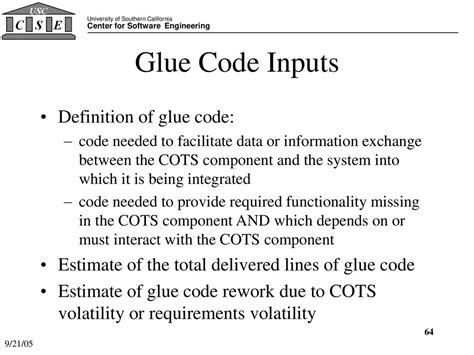 Glue Code Definition