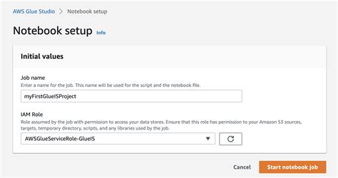 Glue Notebook Connection