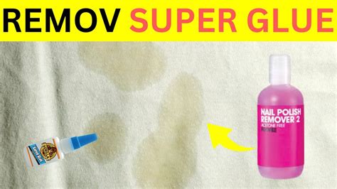 Glue Remover On Clothes