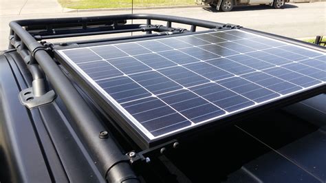 glue solar panel to car roof