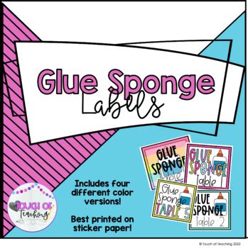 Glue Sponge Clipart