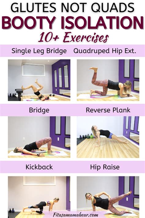 Glute Exercises Isolation