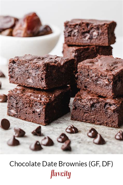 gluten free brownies made with dates