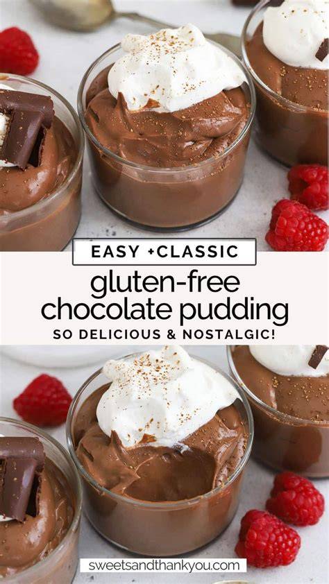 Gluten-free pudding