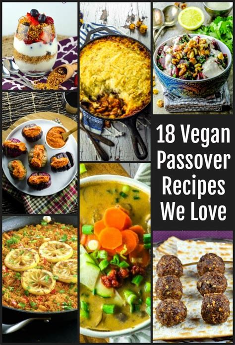 gluten free vegan passover recipes