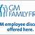 gm family first employee discount