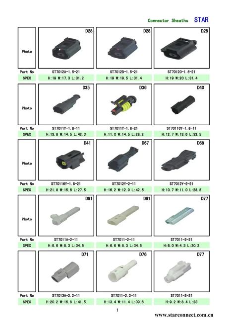 Gm Electrical Connector Types