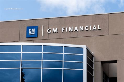 gm financial phone address