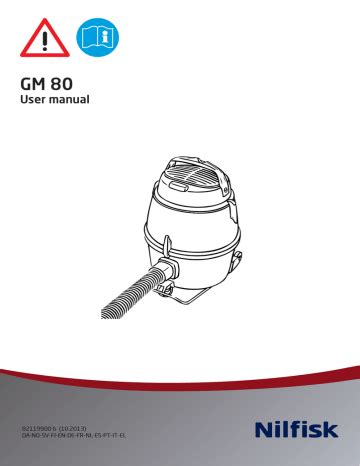 gm80 nilfisk parts manuals