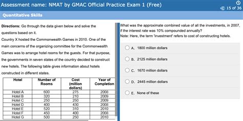 gmac free practice test