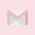 gmail icon aesthetic pink
