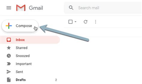 Click on the Compose Button