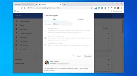 gmail delete cached email addresses