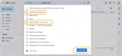Gmail Filter Remove Label