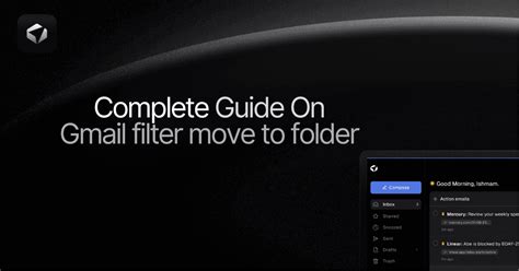 Gmail Filter To Move To Folder