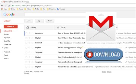 gmail inbox download all emails