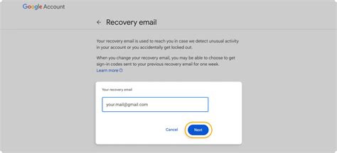 gmail recovery support email