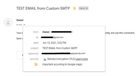 gmail smtp authentication method