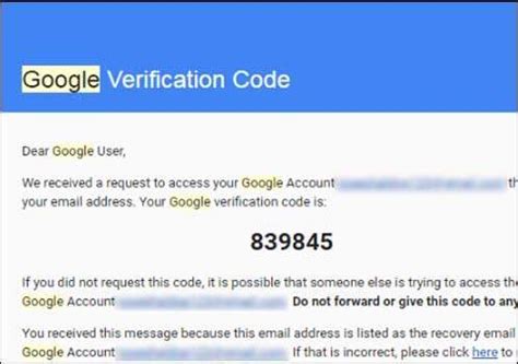 gmail verification code sent to old number