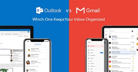 gmail vs outlook inbox