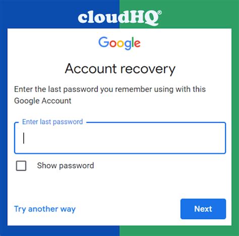 gmail.com login account email recovery