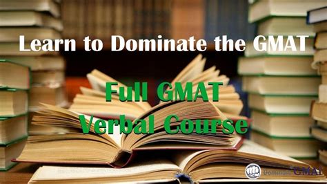 gmat verbal course