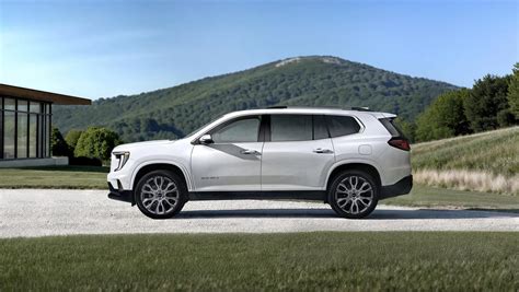 gmc acadia specifications dimensions