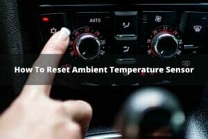 Gmc Ambient Air Temperature Sensor Reset