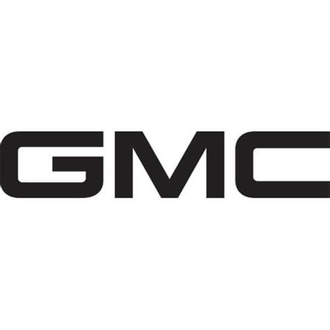gmc logo black and white