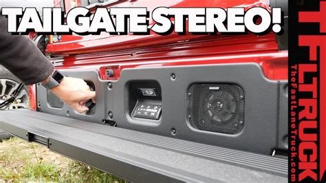 gmc sierra tailgate speakers