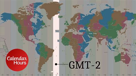 gmt 2 time zone map