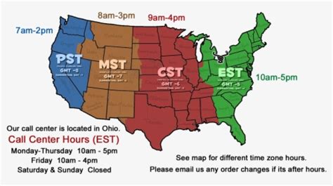 gmt time zone map us printable
