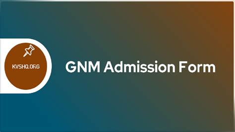 gnm admission 2023 application form