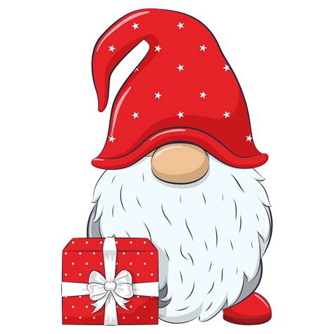 gnome for the holidays clipart