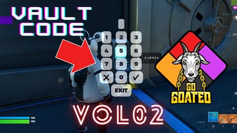 go goated vault code