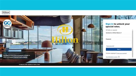 go hilton login