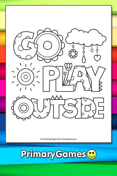 Go Play Outside Printable