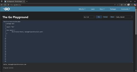 Go Playground Examples