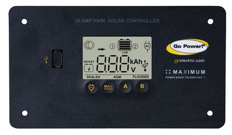 Go Power! GPPWM30UL BlueTooth 30 Amp Solar Regulator 839085002506 eBay
