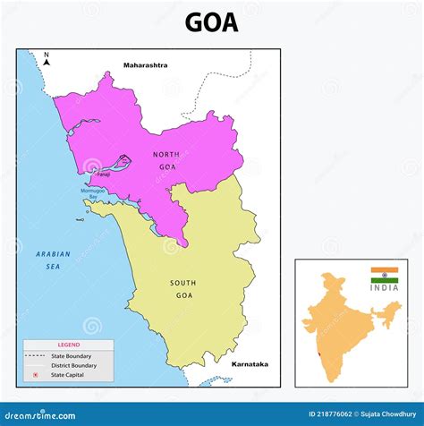 goa and karnataka map