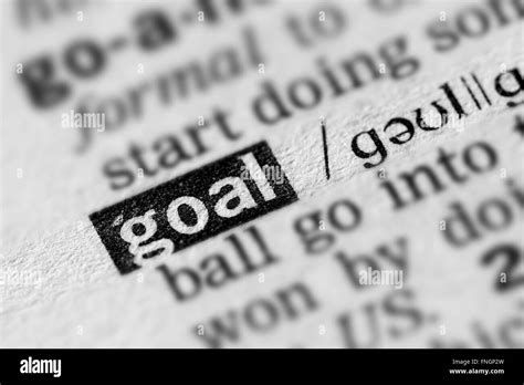 Goal Definition Learner's Dictionary